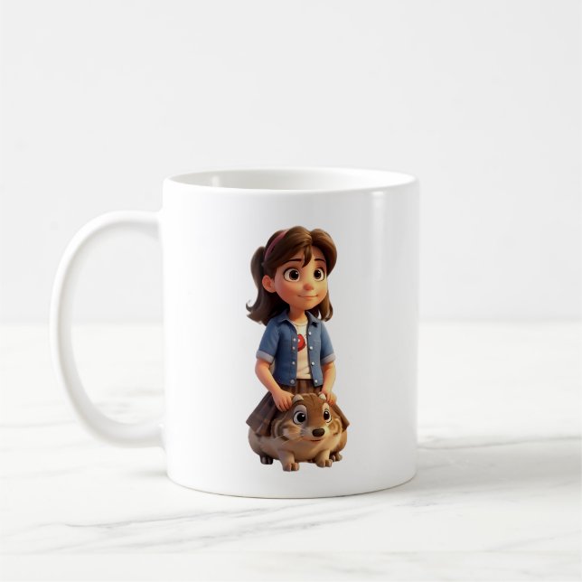Mug Juste une fille qui aime les marmottes (Gauche)