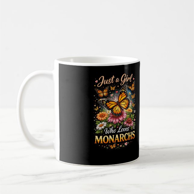 Mug Juste une fille qui aime les monarques (Gauche)