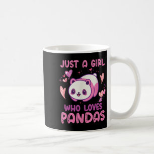 Mug Juste Une Fille Qui Aime Les Pandas Drôle Citation