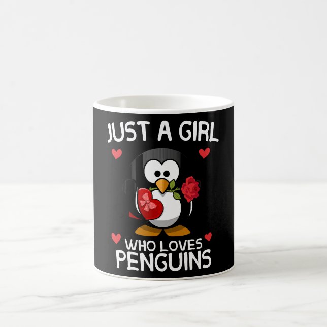 Mug Juste une fille qui aime les pingouins (Centre)