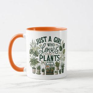 Mug Juste une fille qui aime les Plantes