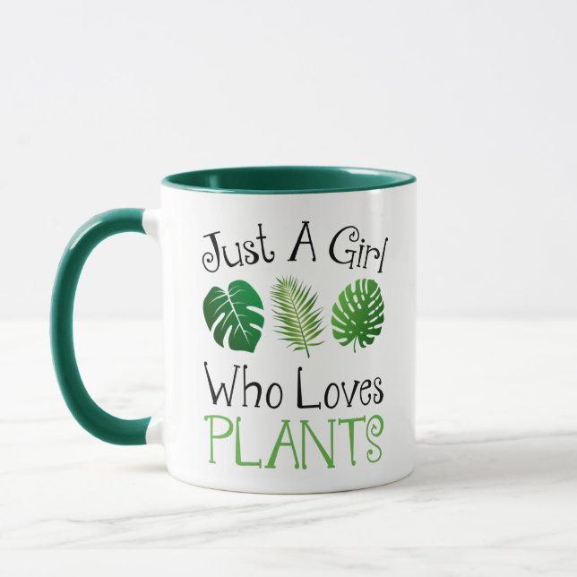 Mug Juste une fille qui aime les Plantes (Gauche)