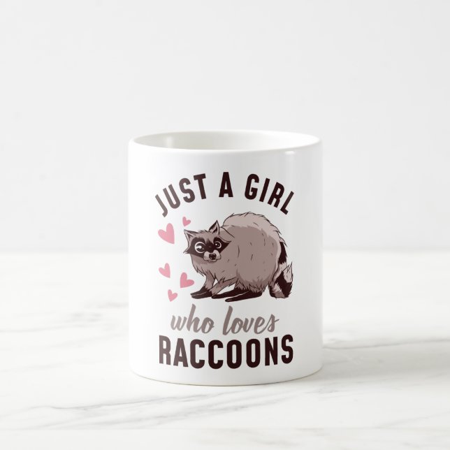 Mug Juste une fille qui aime les Raccoons (Centre)