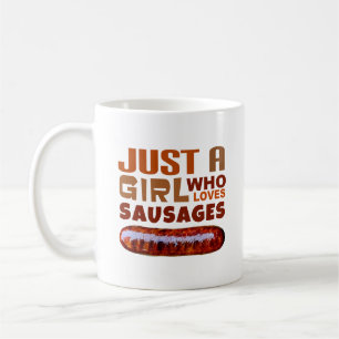 Mug Juste une fille qui aime les saucisses