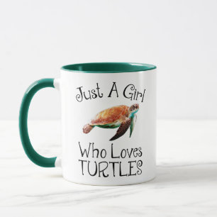 Mug Juste une fille qui aime les tortues