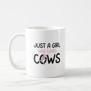 Mug Juste Une Fille Qui Aime Les Vaches Cute Cow Farm