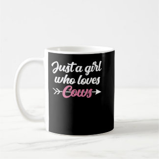 Mug Juste Une Fille Qui Aime Les Vaches Fermier Bouche
