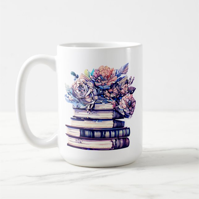 Mug Juste une fille qui aime lire (Gauche)