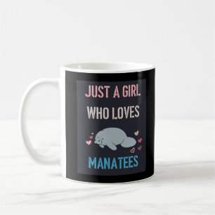 Mug JUSTE UNE FILLE QUI AIME MANATEES T-shirt long tab
