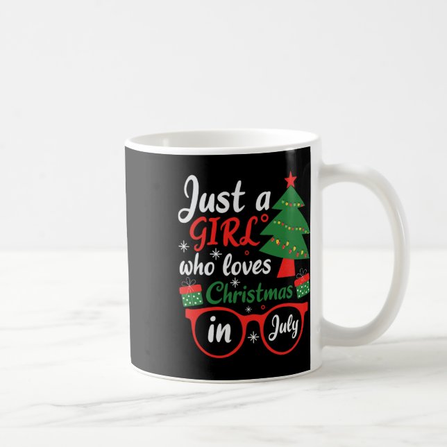 Mug Juste une fille qui aime Noël en juillet  (Droite)
