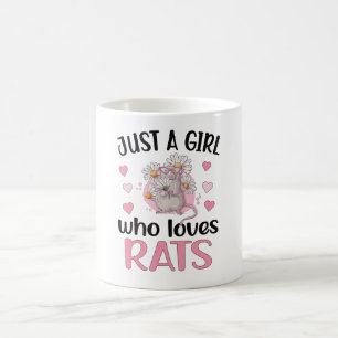 Mug Juste Une Fille Qui Aime Rats Rat Maman Cadeau Rat