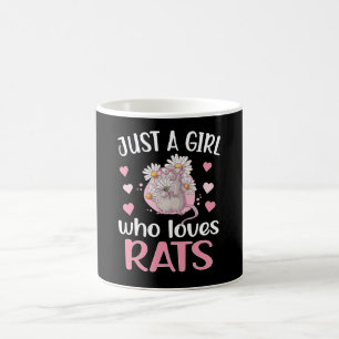 Mug Juste Une Fille Qui Aime Rats Rat Maman Cadeau Rat