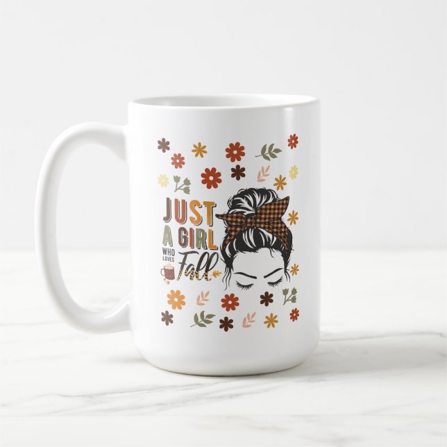 Mug Juste Une Fille Qui Aime Une Chute (Gauche)