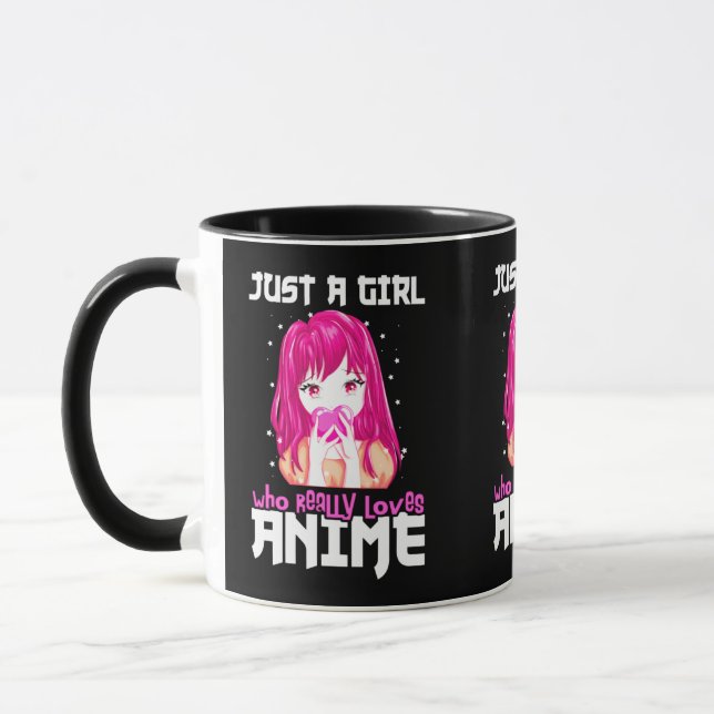 Mug Juste Une Fille Qui Aime Vraiment Anime (Gauche)