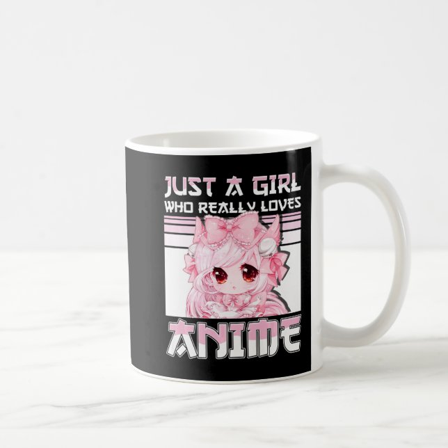 Mug Juste Une Fille Qui Aime Vraiment Les Filles Anime (Droite)