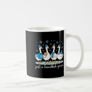 Mug Juste une oie de Hanukkah Joyeux Hanukkah Menorah