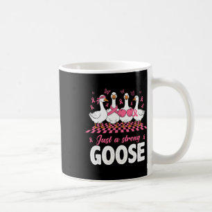 Mug Juste Une Oie Forte Pink Ribbon Cancer du Sein Awa