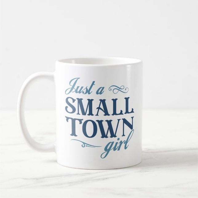 Mug Juste une petite fille de ville (Gauche)