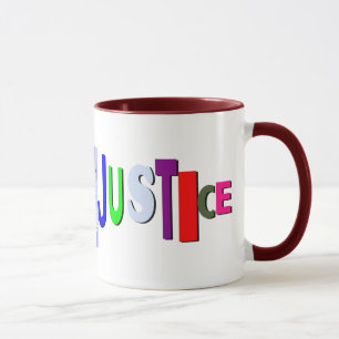 Mug Justice dans la boue de couleur