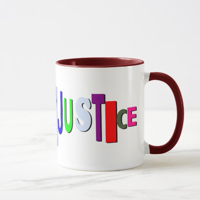 Mug Justice dans la boue de couleur (Droite)