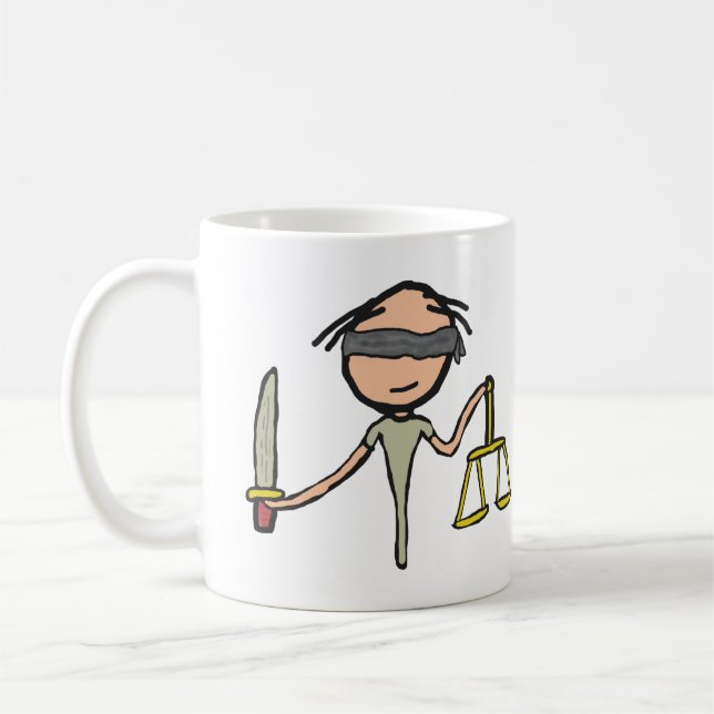 Mug Justice de la dame (Gauche)