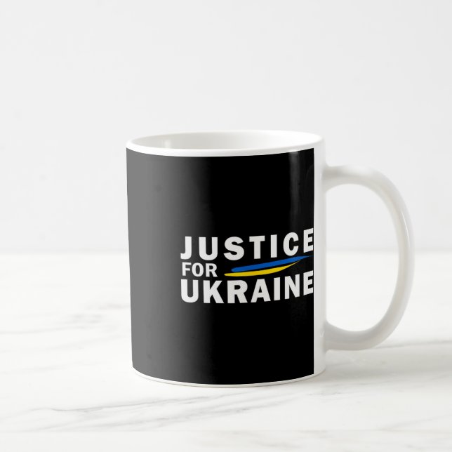 Mug Justice pour l'Ukraine. Guerre  (Droite)