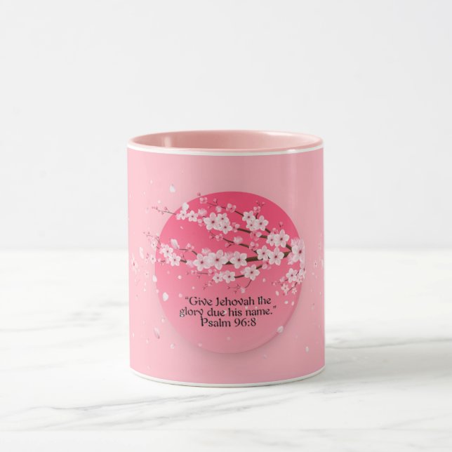 Mug JW Apple Blossom Coffee Cup avec 2025 Year Text (Centre)