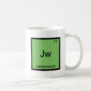 Mug Jw - Jabberwock Tee Symbole d'élément de chimie dr