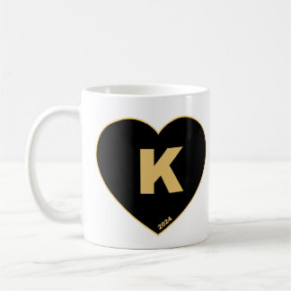 Mug K-Heart Noir & Or