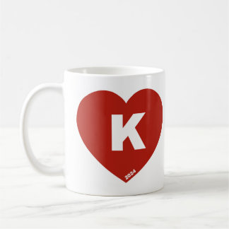 Mug K-Heart rouge et blanc