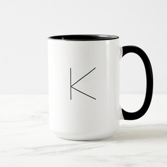 MUG K LA VUE MINIMALISTE (Droite)