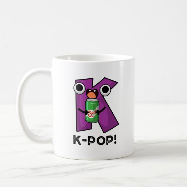 Mug K-Pop Funny Music Soda Pop Pun (Gauche)