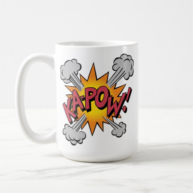 Mug KA-POW! Bande Dessinée Graphique (Gauche)