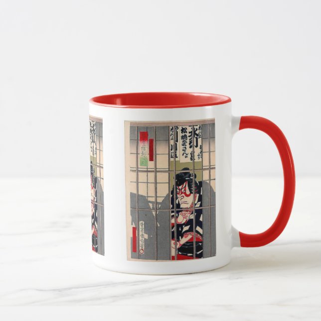 Mug KABUKI , Toyohara,kunichika (Droite)