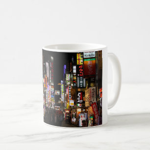 Mug Kabukichō Tokyo Neons par nuit