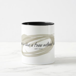 Mug Kahlil Gibran Life Without Love Citation