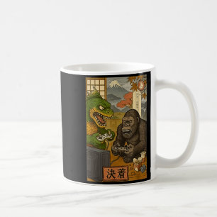 Mug Kaiju bigfoot monstres jouent à des jeux japonais