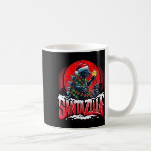 Mug Kaiju Noël Santazilla Monstre Japonais Dinosaure