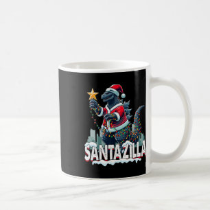 Mug Kaiju Noël Santazilla Monstre Japonais Dinosaure