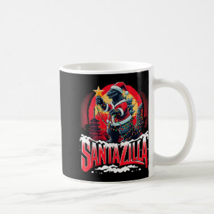 Mug Kaiju Noël Santazilla Monstre Japonais Dinosaure