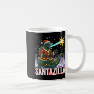 Mug Kaiju Noël Santazilla Monstre Japonais Dinosaure