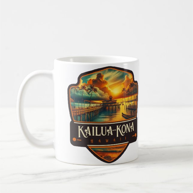 Mug Kailua-Kona, Hawaï | Vintage (Gauche)