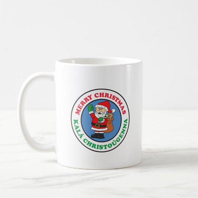 Mug Kala Christougenna Grec Noël Père Noël (Gauche)