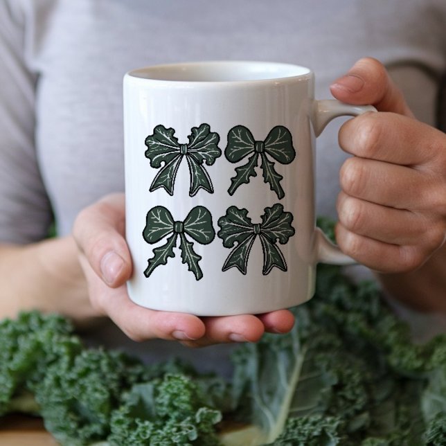 Mug Kale green Bow (Créateur téléchargé)