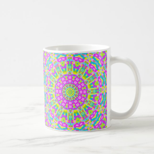 Mug Kaleidoscope coloré 01 (Droite)
