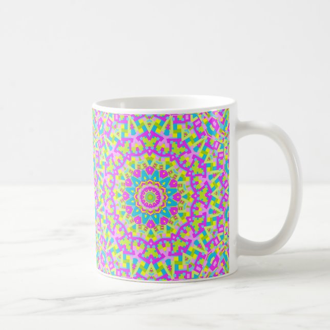 Mug Kaleidoscope coloré 010 (Droite)