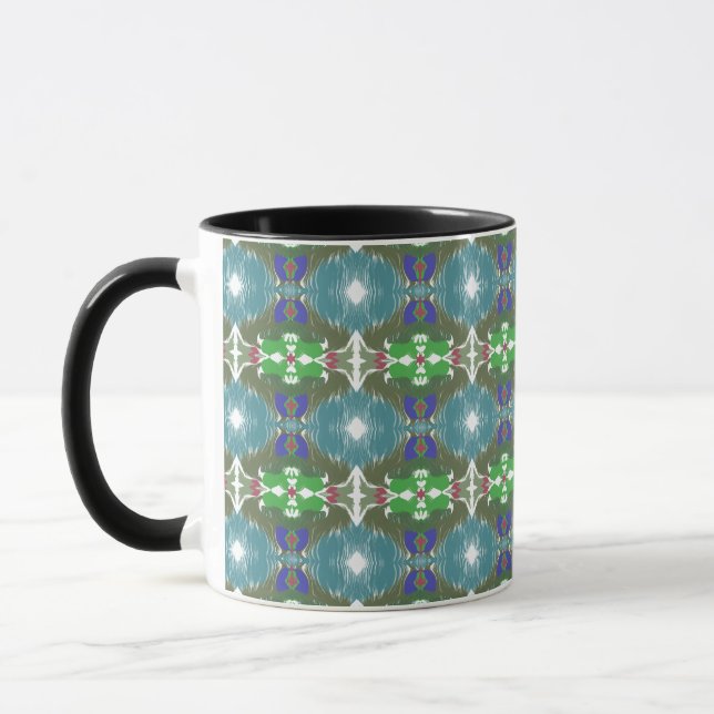 Mug Kaléidoscope de la marée émeraude (Gauche)
