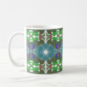 Mug Kaléidoscope de la marée émeraude