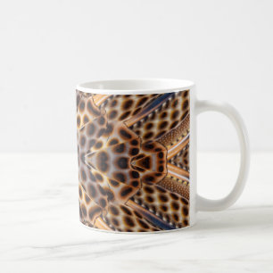 Mug Kaléidoscope de plumes de faisan brun