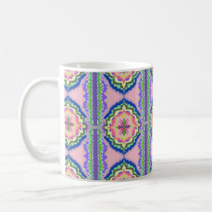 Mug Kaleidoscope Fleurissant Vibrant : Mandala Rose et